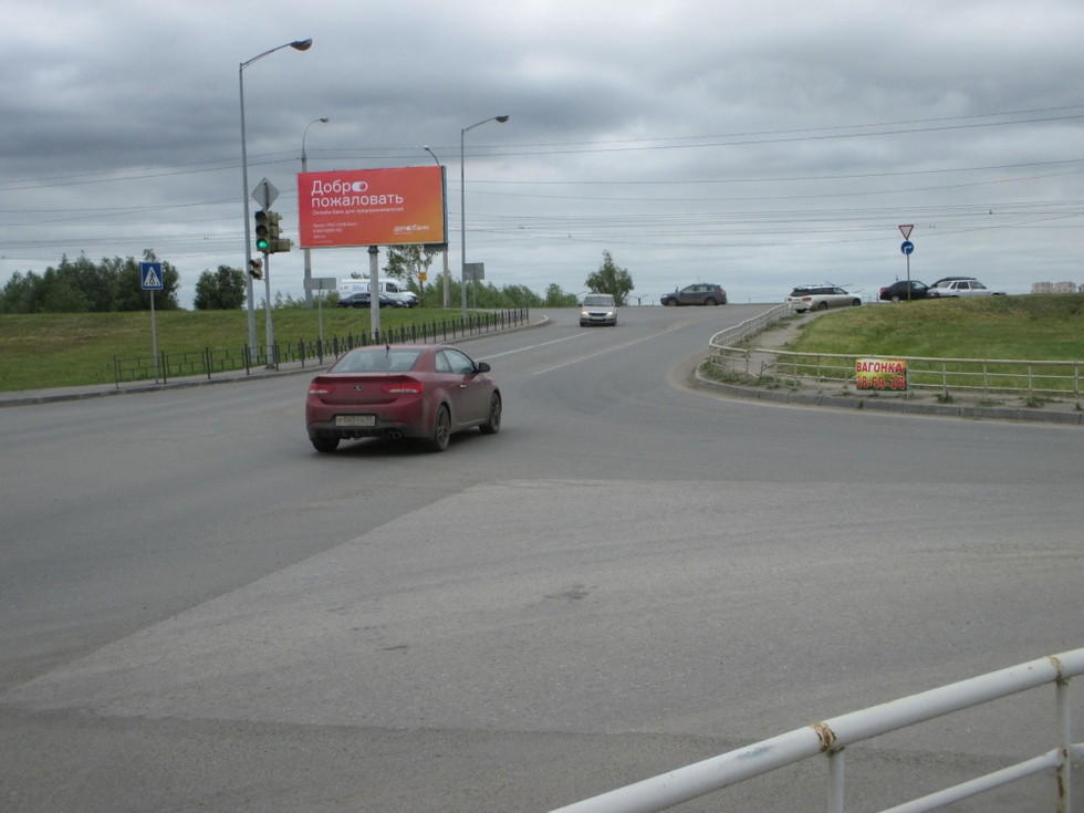 Фотография рекламного носителя, тип: Билборд 3x6, адрес: Лукашевича ул. X Крупской ул., Омск, Омская область, Россия. Сторона В №1009796