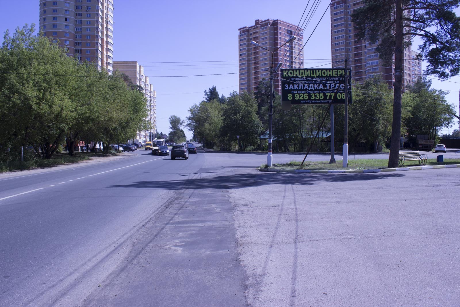 Фотография рекламного носителя, тип: Билборд 3x6, адрес: Десантная ул., д.44а, Раменское, Московская область, Россия. Сторона А №640810