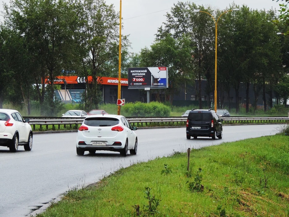 Фотография рекламного носителя, тип: Билборд 3x6, адрес: Объездная а/д X Водительский пр-д., д.20, Екатеринбург, Свердловская область, Россия. Сторона B №774413