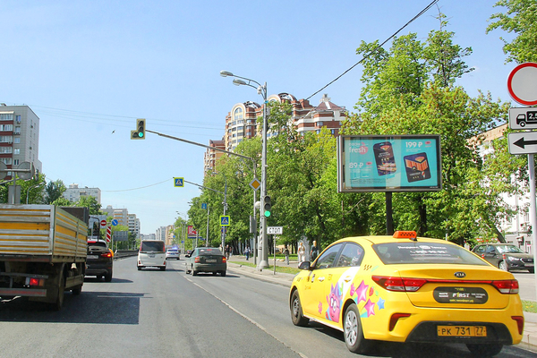 Фотография рекламного носителя, тип: Билборд 3x6, адрес: Нижегородская ул., д.9, Москва, Россия. Сторона A1-A5 №277882