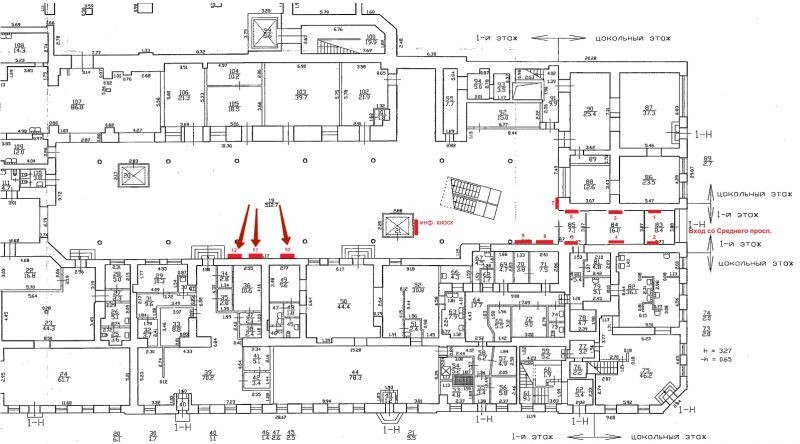 Фотография рекламного носителя, тип: Лайтбокс, адрес: Бизнес-центр «МФЦ "Остров"», Средний В.О. пр-т., д.36, Санкт-Петербург, Россия. Сторона/вариант №830373