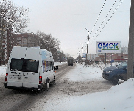 Фотография рекламного носителя, тип: Билборд 3x6, адрес: Завертяева ул., д.7а, Омск, Омская область, Россия. Сторона А №606254