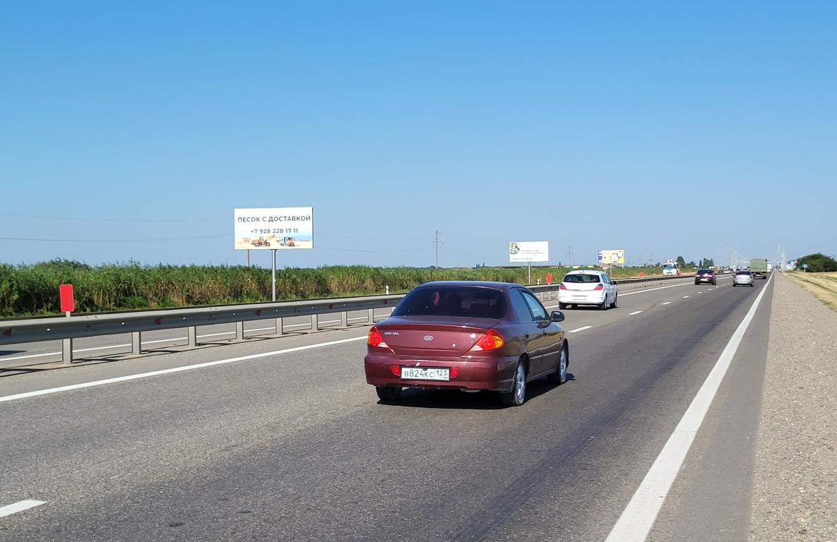 Фотография рекламного носителя, тип: Билборд 3x6, адрес: Краснодар - Славянск-на-Кубани - Крым а/д., 56 000м, Славянск-на-Кубани, Краснодарский край, Россия. Сторона Б №1077277