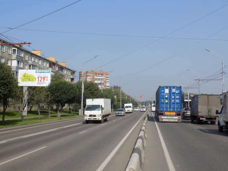 Фотография рекламного носителя, тип: Билборд 3x6, адрес: Тотмина ул., д.21, Красноярск, Красноярский край, Россия. Сторона В №758104