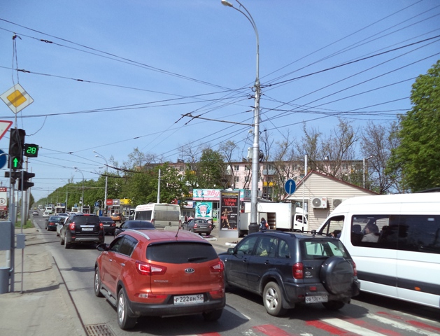 Фотография рекламного носителя, тип: Пиллар 3x1.4, адрес: Ставропольская ул., д.193, Краснодар, Краснодарский край, Россия. Сторона А №409573