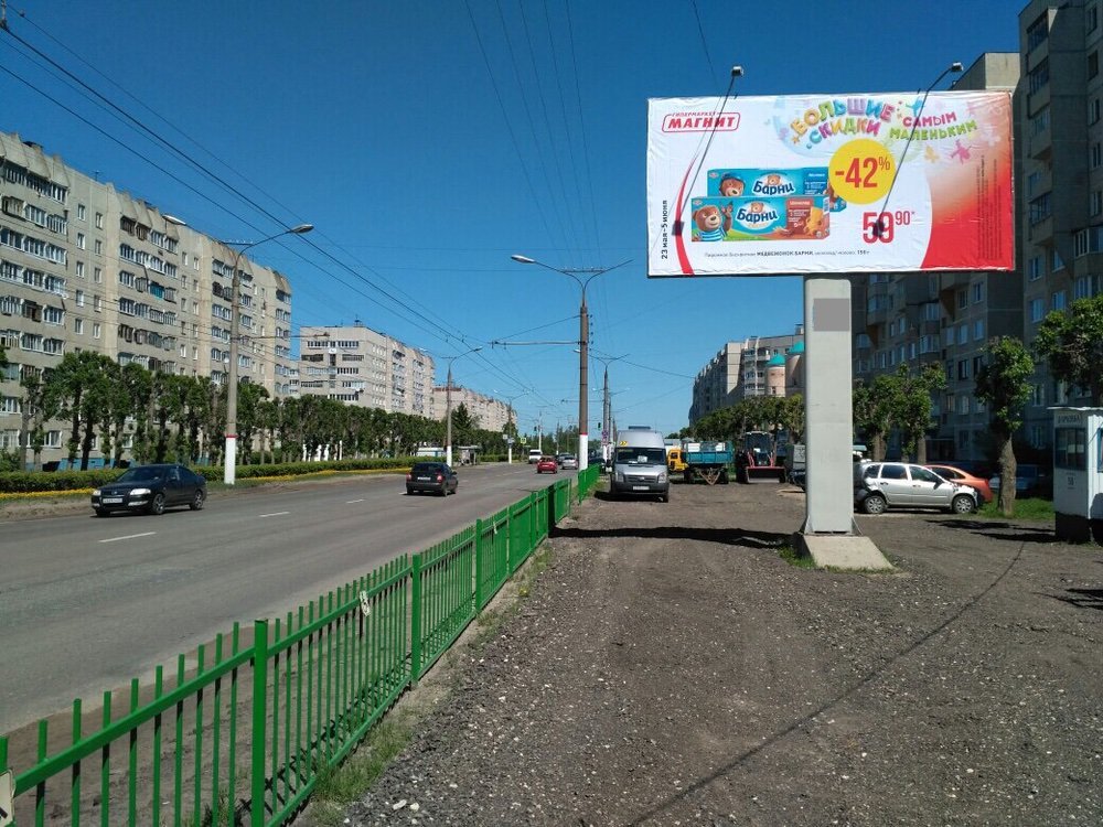 Фотография рекламного носителя, тип: Билборд 3x6, адрес: Гражданская ул., д.109, Чебоксары, Республика Чувашия, Россия. Сторона А №740867