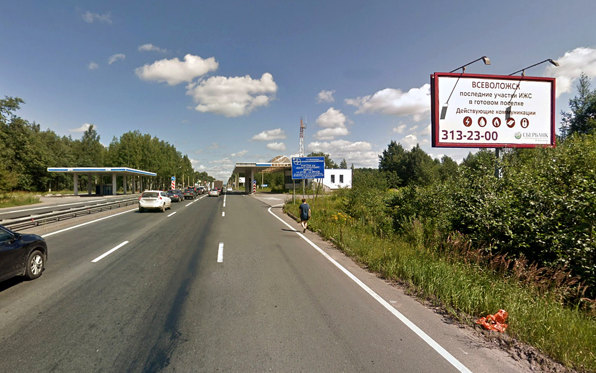 Фотография рекламного носителя, тип: Билборд 3x6, адрес: Санкт-Петербург-Морье (Дорога Жизни) а/д., 02 380м, Ленинградская область, Россия. Сторона A №798649