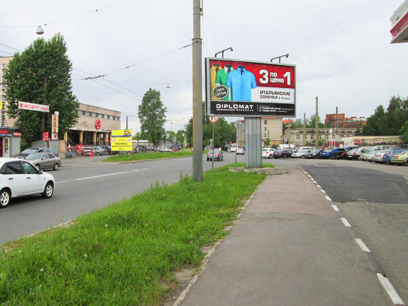 Фотография рекламного носителя, тип: Билборд 3x6, адрес: Хрустальная ул., д.22, Санкт-Петербург, Россия. Сторона A №515225