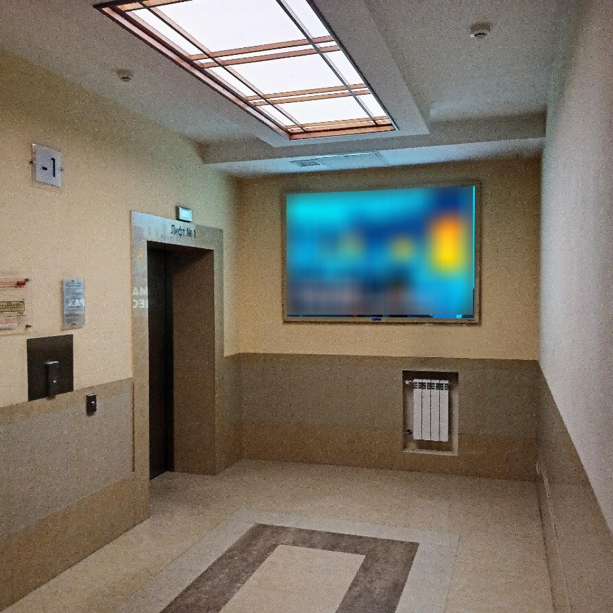 Фотография рекламного носителя, тип: Лайтбокс, адрес: Бизнес-центр «Авион», Ленинградский пр-т, д.47, стр.2, Москва, Россия. Сторона/вариант A №1012813