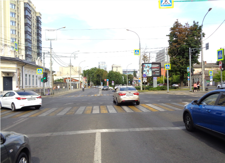 Фотография рекламного носителя, тип: Ситиборд 2.7x3.7, адрес: Будённого ул., д.190, Краснодар, Краснодарский край, Россия. Сторона А №719233