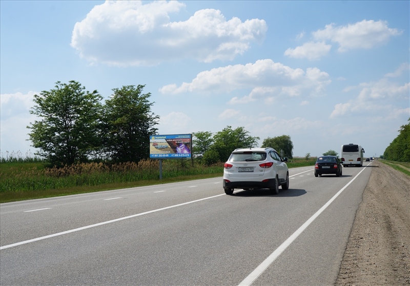 Фотография рекламного носителя, тип: Билборд 3x6, адрес: Темрюк-Краснодар-Кропоткин а/д, 113 150м, Краснодар, Краснодарский край, Россия. Сторона Б №350965