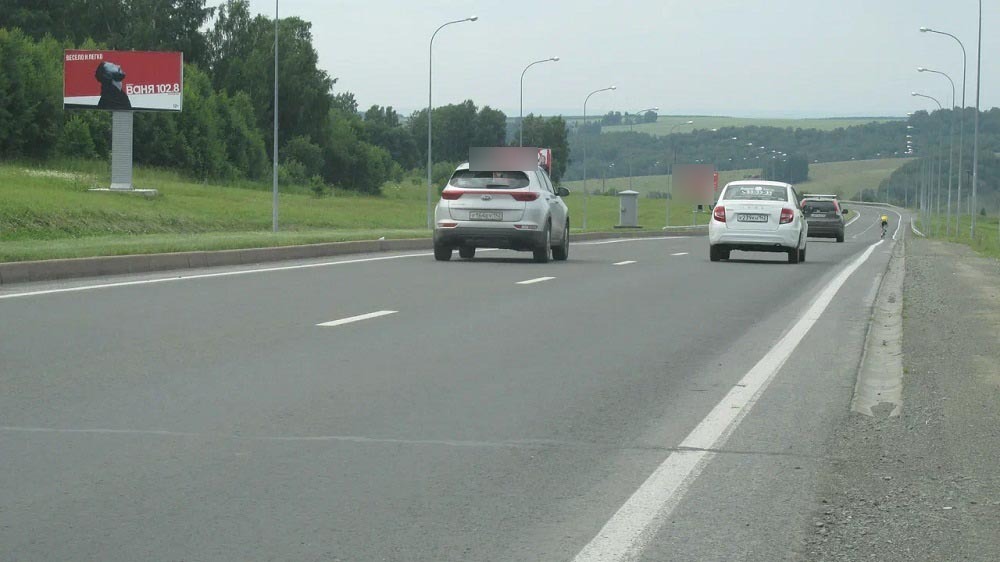 Фотография рекламного носителя, тип: Билборд 3x6, адрес: Кемерово-Лесная Поляна а/д, поз.3, Кемерово, Кемеровская область, Россия. Сторона Б №847020