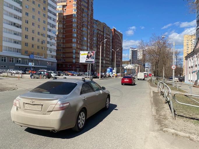 Фотография рекламного носителя, тип: Ситиборд 2.7x3.7, адрес: Н. Островского ул., д.75А, Пермь, Пермский край, Россия. Сторона B1-B3 №1050976