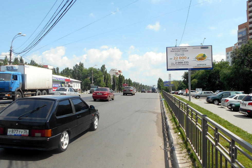 Фотография рекламного носителя, тип: Билборд 3x6, адрес: Патриотов пр-т., д.31/1, Воронеж, Воронежская область, Россия. Сторона А №429409