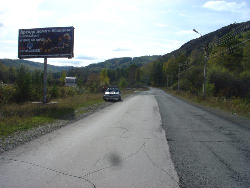 Фотография рекламного носителя, тип: Билборд 3x6, адрес: Абзаково с., поз.1, Уфа, Республика Башкортостан, Россия. Сторона Б №780679