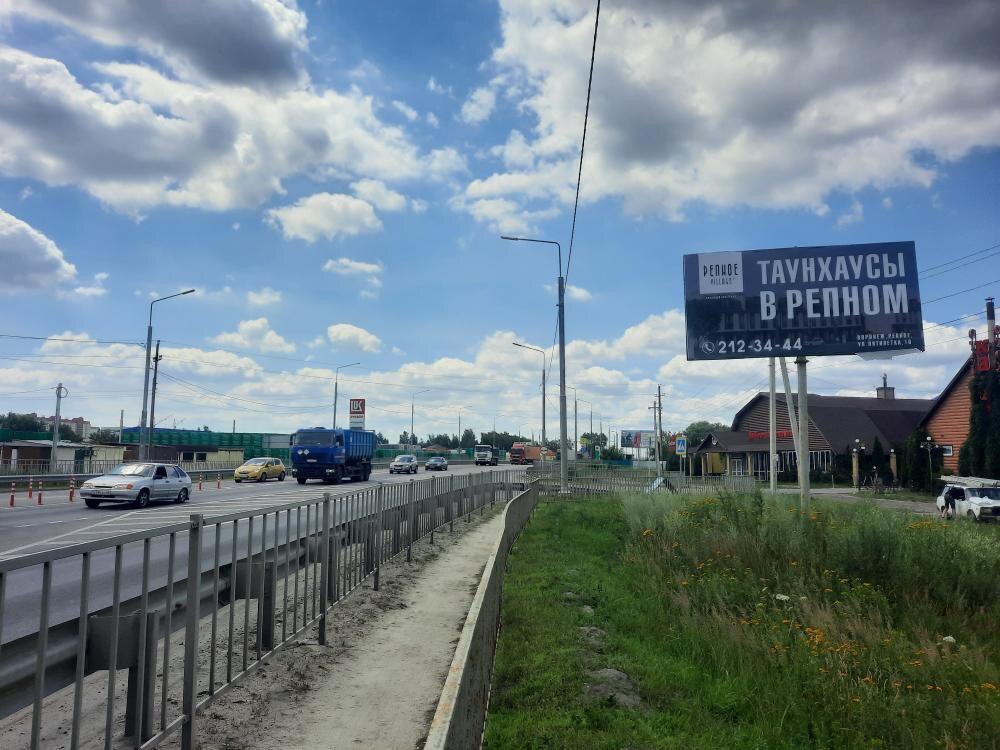 Фотография рекламного носителя, тип: Билборд 3x6, адрес: Воронеж-Тамбов а/д., перекресток Отрадное-Репное, Воронеж, Воронежская область, Россия. Сторона A №1047774