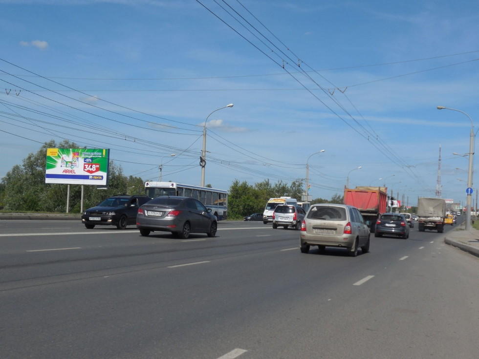 Фотография рекламного носителя, тип: Билборд 3x6, адрес: Лукашевича ул., поз.1, Омск, Омская область, Россия. Сторона В №1009792