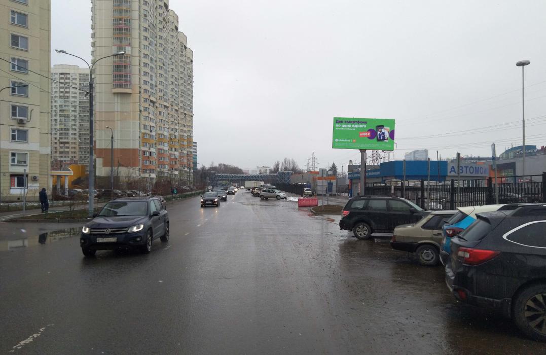 Фотография рекламного носителя, тип: Билборд 3x6, адрес: Горшина ул., д.3, корп.1 - д.3, корп.2, Химки, Московская область, Россия. Сторона A №741784