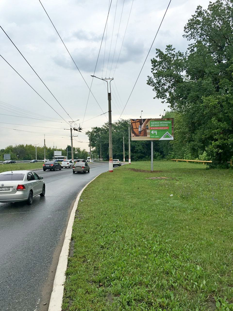 Фотография рекламного носителя, тип: Билборд 3x6, адрес: Лямбирь-СИС-Северо-Запад, Саранск, Республика Мордовия, Россия. Сторона А №724351