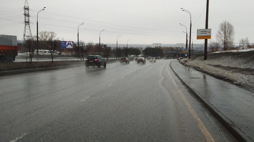 Фотография рекламного носителя, тип: Билборд 3x6, адрес: Аграрная ул., д.73 по ул.Космонавтов, Казань, Республика Татарстан, Россия. Сторона B №679068