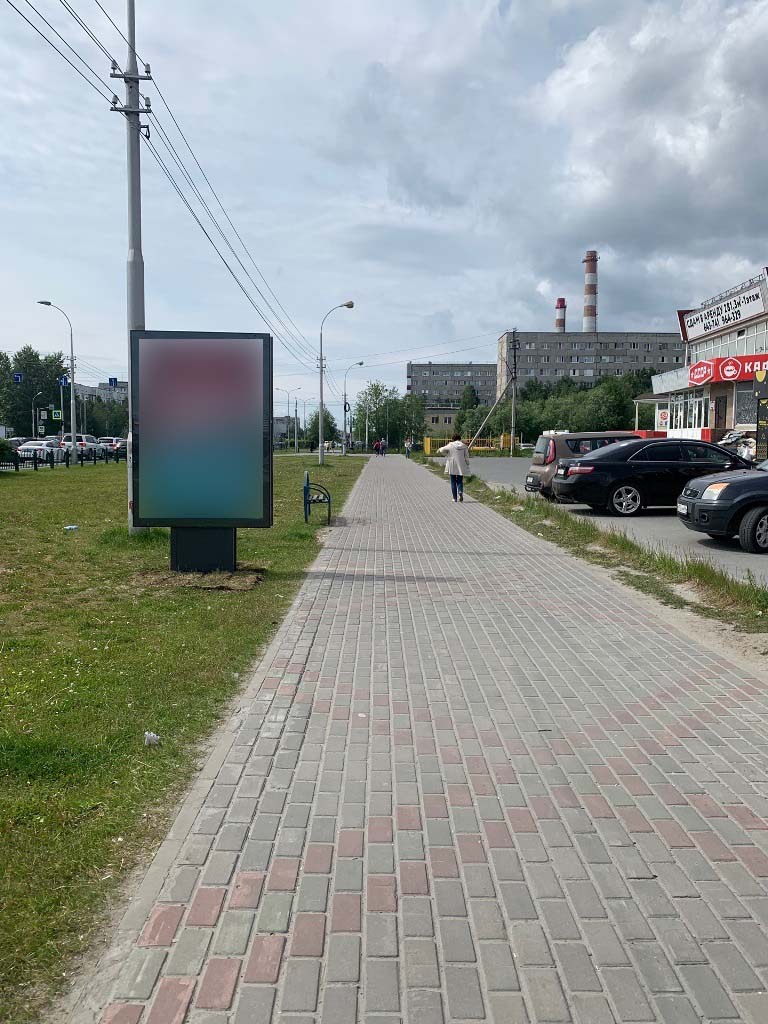 Фотография рекламного носителя, тип: Ситиформат 1.8x1.2, адрес: Мира пр-т., д.47/2, Сургут, Ханты-Мансийский автономный округ – Югра, Россия. Сторона А №960290