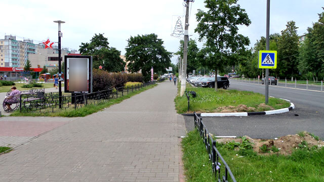 Фотография рекламного носителя, тип: Ситиформат 1.8x1.2, адрес: 62 мкр., 60-лет Победы сквер, поз.4, Егорьевск, Московская область, Россия. Сторона Б №870524