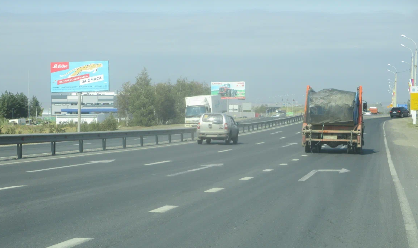 Фотография рекламного носителя, тип: Билборд 3x6, адрес: Вольский тракт, поворот на Зоринский пос., поз.2, Саратов, Саратовская область, Россия. Сторона Б №747601