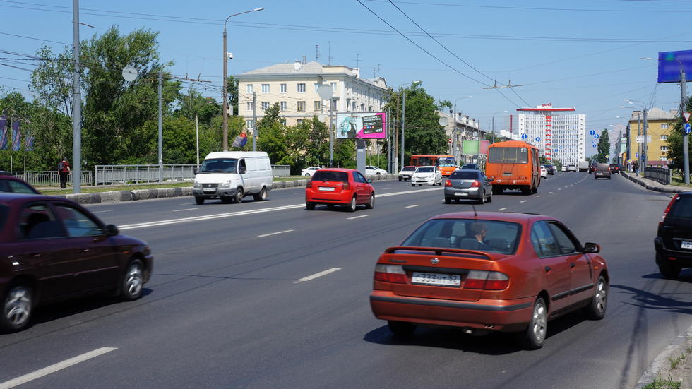 Фотография рекламного носителя, тип: Билборд 3x6, адрес: Ленина пр-т., д.9Б Х Комсомольское ш., Нижний Новгород, Нижегородская область, Россия. Сторона B1-B10 №768914