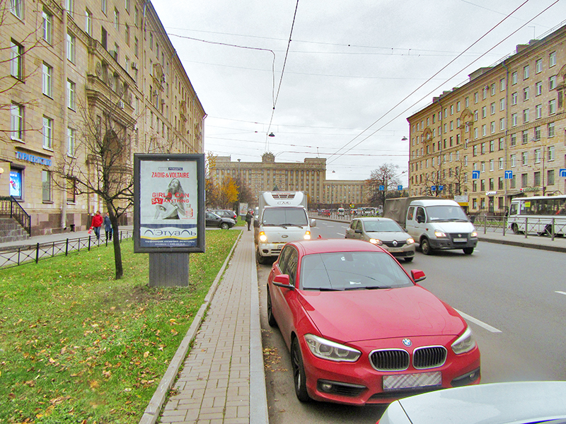 Фотография рекламного носителя, тип: Ситиформат 1.8x1.2, адрес: Ленинский пр-т., д.178, Санкт-Петербург, Россия. Сторона В №635728