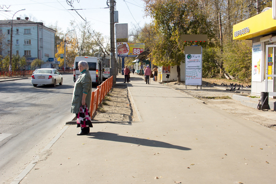 Фотография рекламного носителя, тип: Нестандартный ситиформат, адрес: Академическая ул., поз.1, Иркутск, Иркутская область, Россия. Сторона А №509505