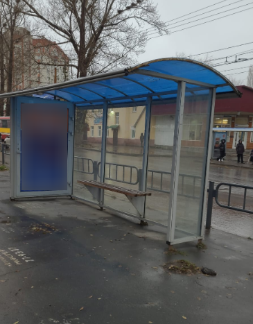 Фотография рекламного носителя, тип: Остановка 1.8x1.2, адрес: Энтузиастов пр-т., 4-й Жилучасток, в центр, Саратов, Саратовская область, Россия. Сторона А №585220