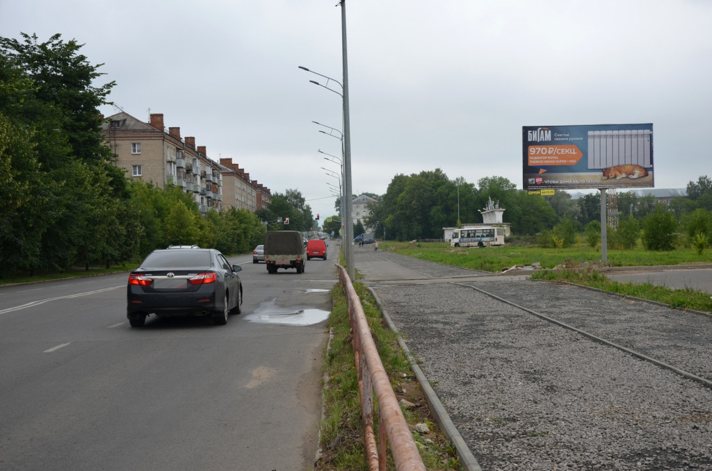 Фотография рекламного носителя, тип: Билборд 3x6, адрес: Академика Губкина ул., д.3, Рыбинск, Ярославская область, Россия. Сторона А №491307