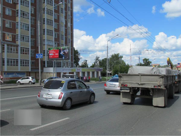 Фотография рекламного носителя, тип: Билборд 3x6, адрес: Комсомольский пр-т., д.37 Х Сибирская ул., Томск, Томская область, Россия. Сторона Б №421711