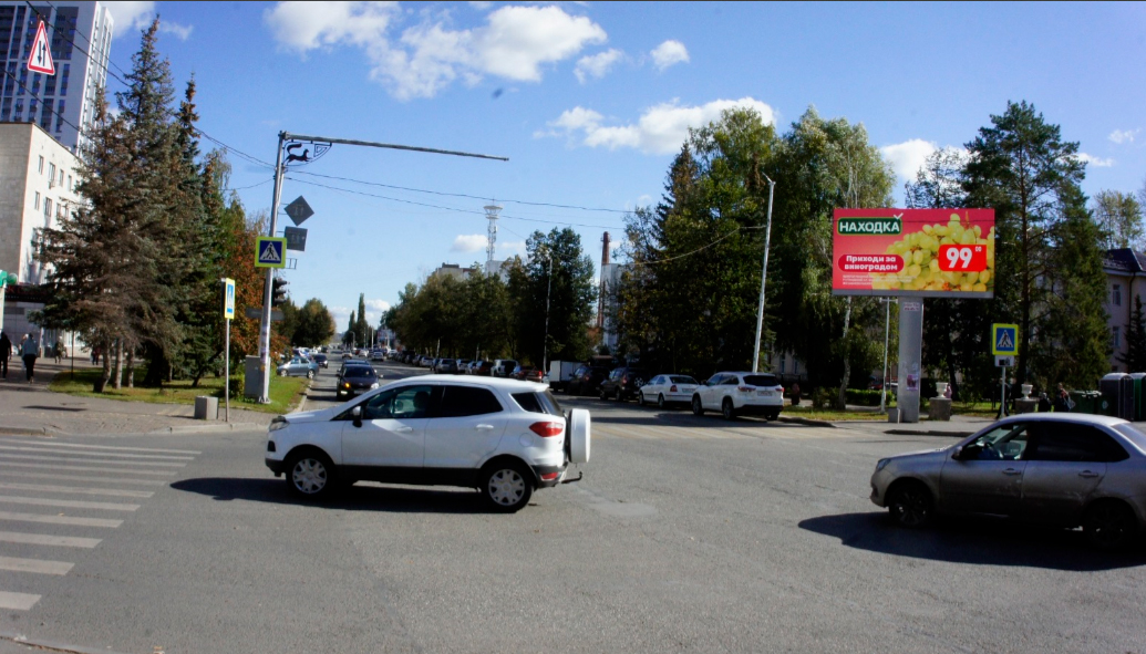 Фотография рекламного носителя, тип: Билборд 3x6, адрес: Правды ул. Х Ухтомского ул., Уфа, Республика Башкортостан, Россия. Сторона A1-A10 №961674