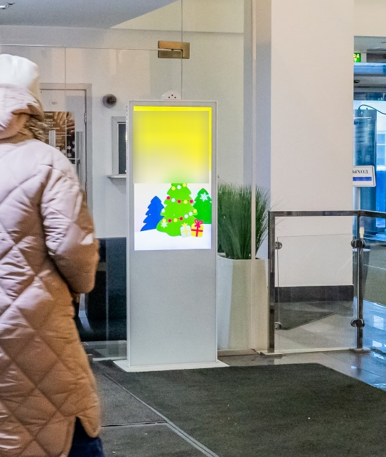 Фотография рекламного носителя, тип: Видеоэкран, адрес: Бизнес-центр «Gas Field», Обручева ул., д.23, корп.3, Москва, Россия. Сторона/вариант №999423