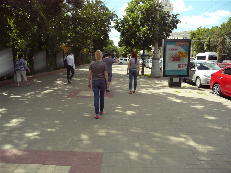 Фотография рекламного носителя, тип: Ситиформат 1.8x1.2, адрес: Революции пр-т., д.19, поз.1, Воронеж, Воронежская область, Россия. Сторона Б №559243