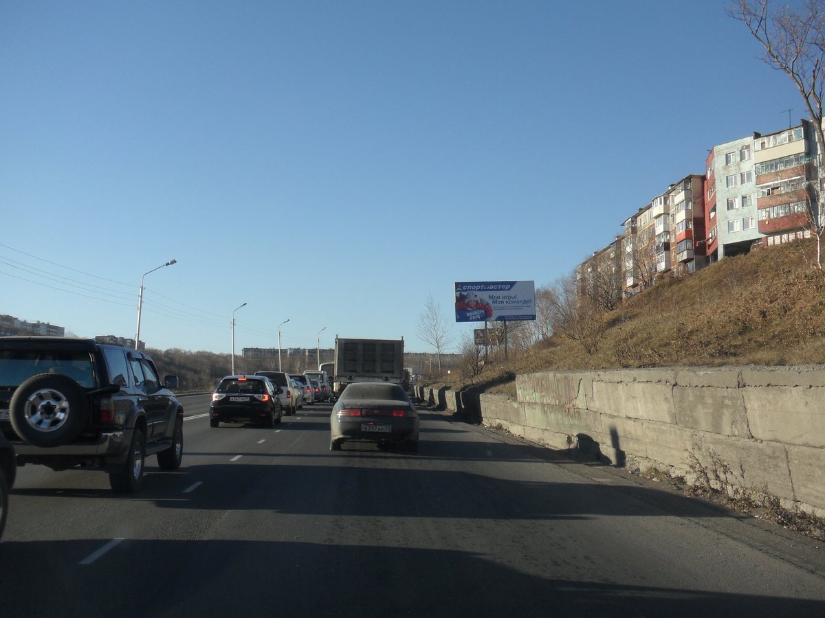 Фотография рекламного носителя, тип: Билборд 3x6, адрес: Академика Королева ул., д.21, поз.1, Петропавловск-Камчатский, Камчатский край, Россия. Сторона А №777405