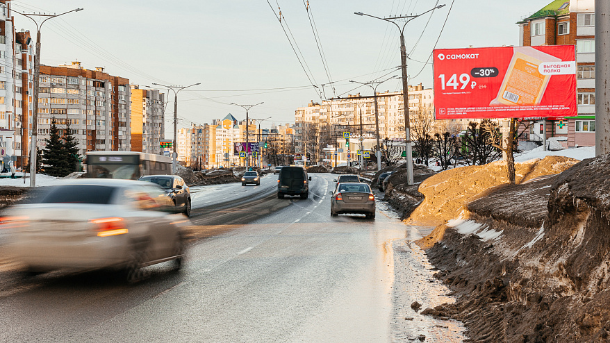 Фотография рекламного носителя, тип: Билборд 3x6, адрес: Университетская ул., д.7, Чебоксары, Республика Чувашия, Россия. Сторона A №838393