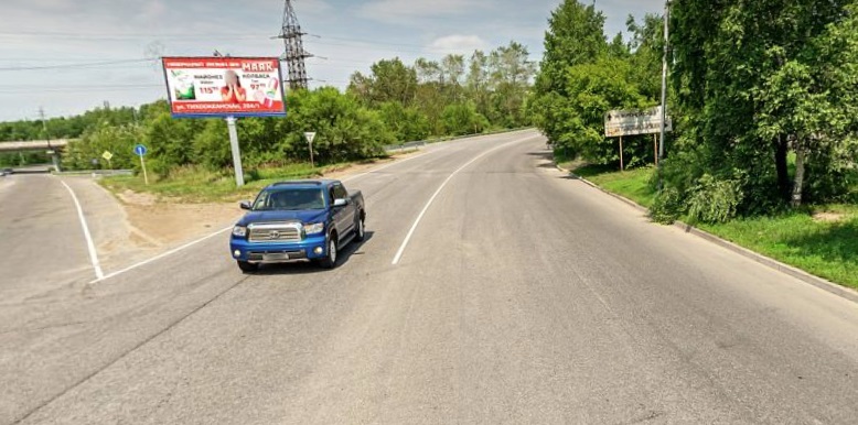 Фотография рекламного носителя, тип: Билборд 3x6, адрес: Трехгорная ул., д.84, напротив, Хабаровск, Хабаровский край, Россия. Сторона A1-А10 №481975