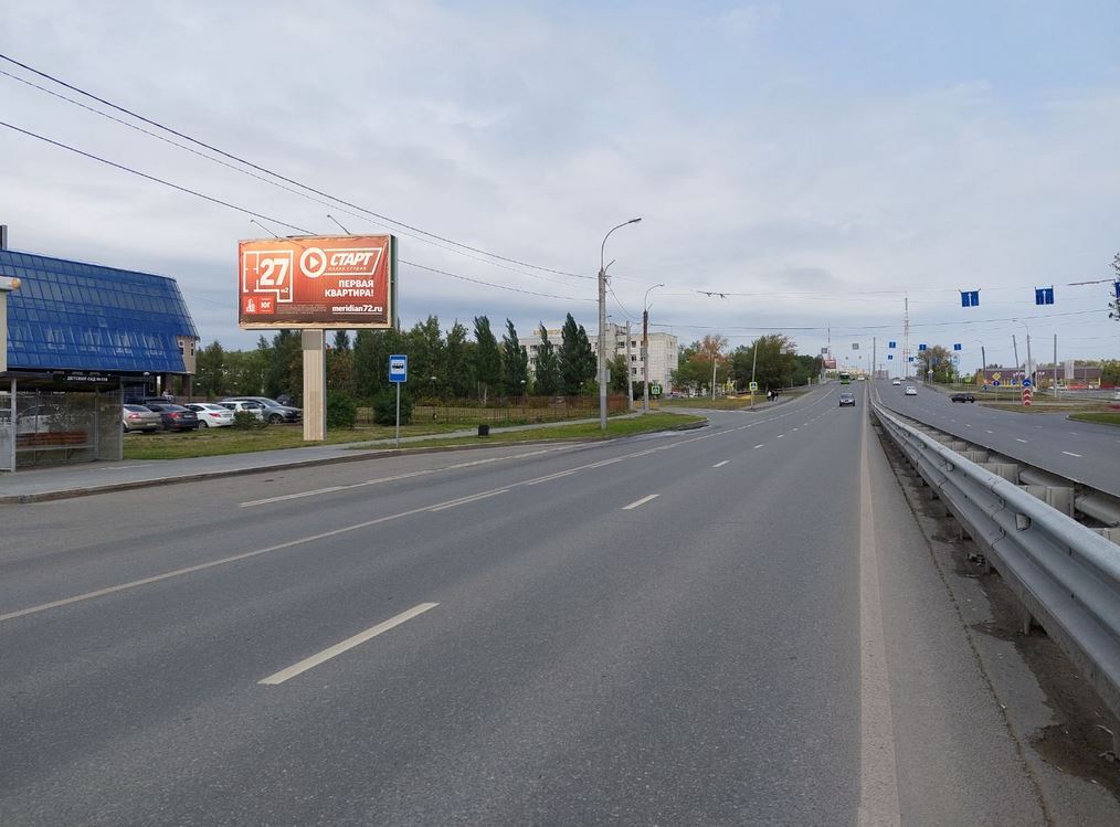 Фотография рекламного носителя, тип: Билборд 3x6, адрес: Пермякова ул., д.46а, Тюмень, Тюменская область, Россия. Сторона Б №938567