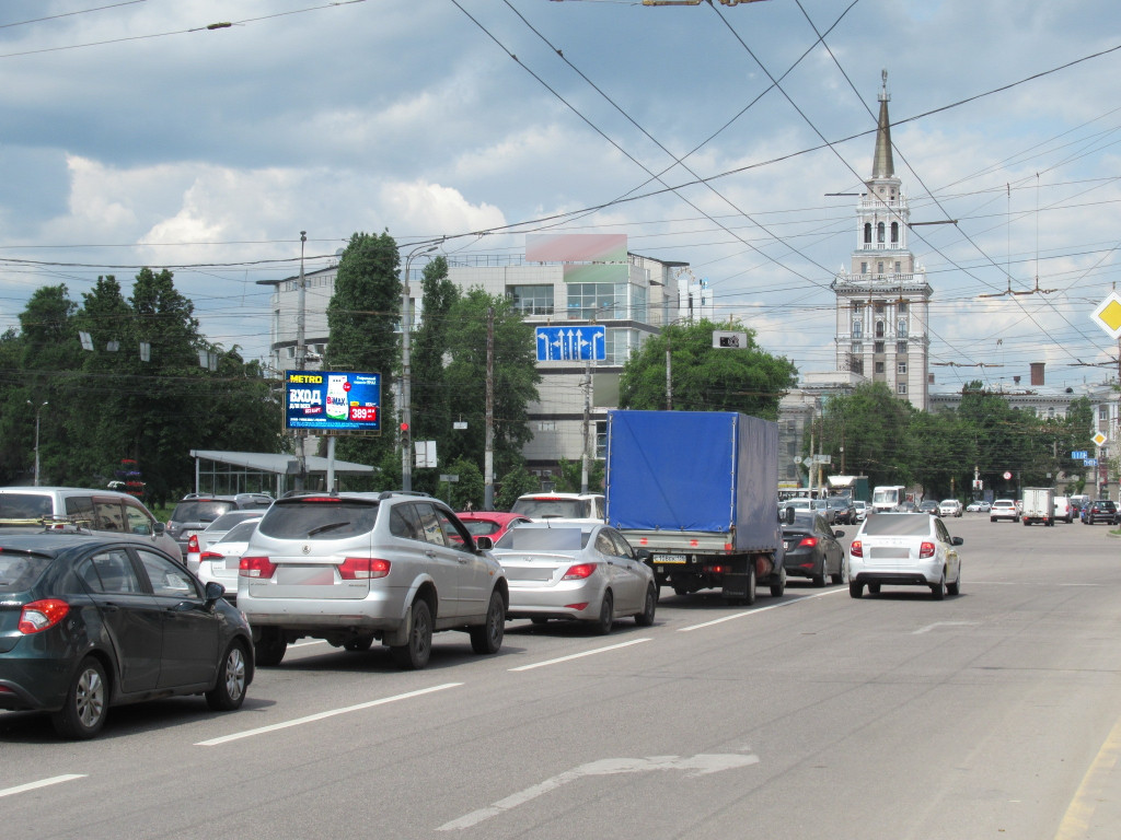 Фотография рекламного носителя, тип: Билборд 3x6, адрес: 20-летия Октября ул. Х Кирова ул., Воронеж, Воронежская область, Россия. Сторона А12 №712595