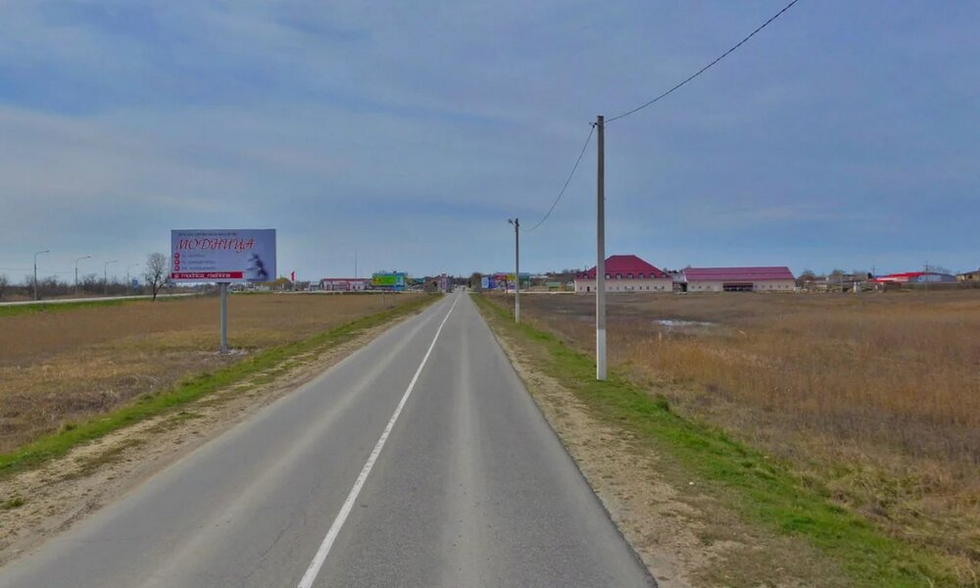 Фотография рекламного носителя, тип: Билборд 3x6, адрес: Голубицкая ст., Красная ул., стелла Голубицкая, Краснодарский край, Россия. Сторона Б №854154