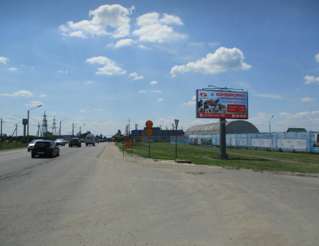 Фотография рекламного носителя, тип: Билборд 3x6, адрес: Воронежское ш., выезд из города, поз.1, Липецк, Липецкая область, Россия. Сторона A №1005414