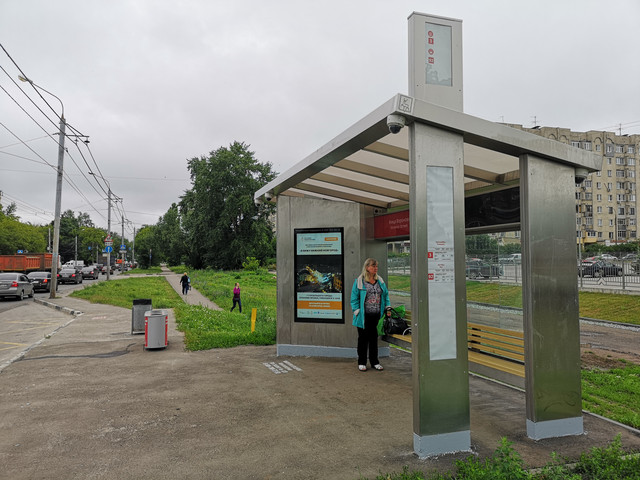 Фотография рекламного носителя, тип: Остановка, адрес: Акмолинская ул., ост. Маршала Воронова ул., Нижний Новгород, Нижегородская область, Россия. Сторона A1-А10 №871942