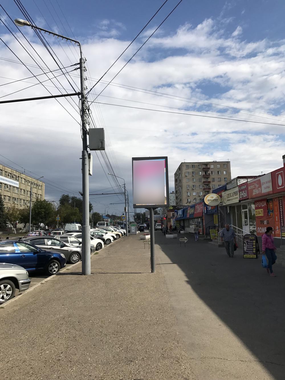 Фотография рекламного носителя, тип: Ситиформат 1.8x1.2, адрес: Туркестанская ул., д.17, Оренбург, Оренбургская область, Россия. Сторона A №649206