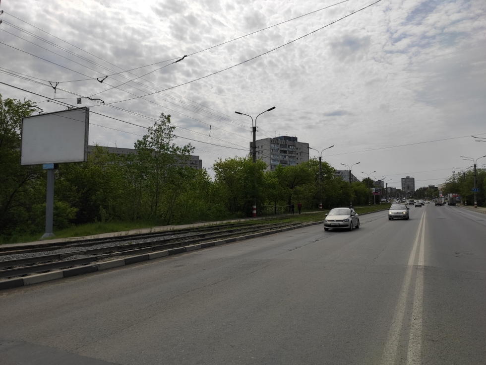 Фотография рекламного носителя, тип: Билборд 3x6, адрес: Пушкарёва ул., перед мостом через Свиягу р., Ульяновск, Ульяновская область, Россия. Сторона Б №994182