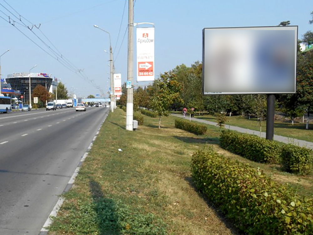 Фотография рекламного носителя, тип: Ситиборд 2.7x3.7, адрес: Богдана Хмельницкого пр-т., д.148, Белгород, Белгородская область, Россия. Сторона А1-А3 №566505