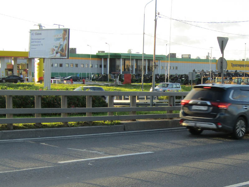 Фотография рекламного носителя, тип: Билборд 3x6, адрес: Пулковское ш., д.55 X Петербургское ш., Санкт-Петербург, Россия. Сторона Б №524063