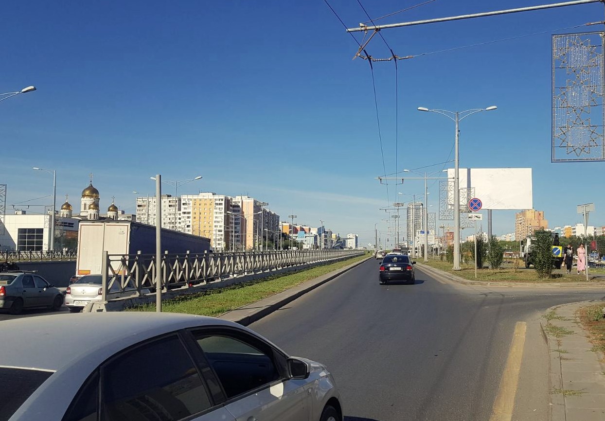 Фотография рекламного носителя, тип: Билборд 3x6, адрес: Московское ш., д.185а, Самара, Самарская область, Россия. Сторона А №1080382