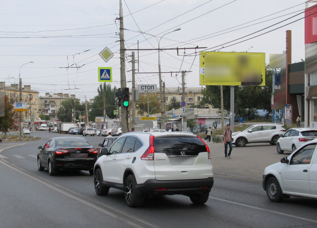 Фотография рекламного носителя, тип: Билборд 3x6, адрес: Ополченская ул., д.11к, Волгоград, Волгоградская область, Россия. Сторона A №1000675